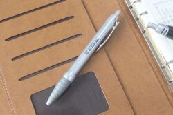 Custom logo imprint add-on service for Pullout Pens, One Color One Position